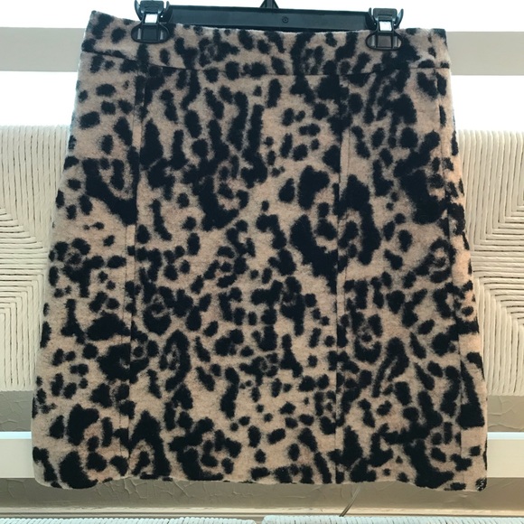 Ann Taylor Boiled Wool A-Line Skirt - 8 TALL - Picture 1 of 1